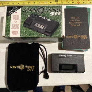 Tempo Trainer 911 Advanced Analyzer AGT Golf Swing Tempor Training Aids Vintage